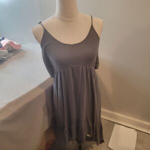 Free People Beach Gray Dress Size Large